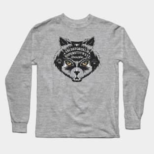 Black Cat Ouiji Board Long Sleeve T-Shirt